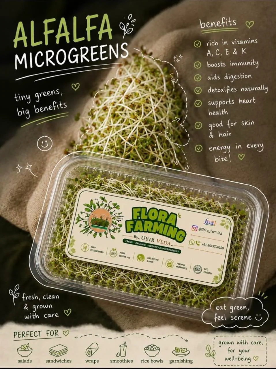 Alfalfa Microgreens