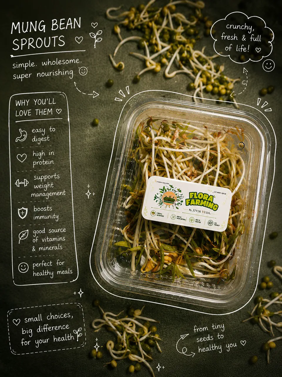 Mung Bean Microgreens